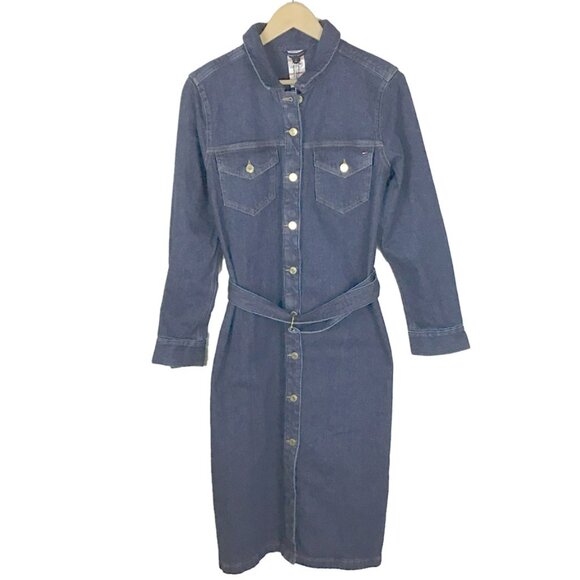 Tommy Hilfiger Fitted Midi Length Leny Dress - Picture 3 of 14